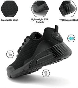 img 1 attached to 👟 Premium Performance: RUNIC Kids Sneaker — Breathable Mesh Athletic Shoes for Active Boys and Girls