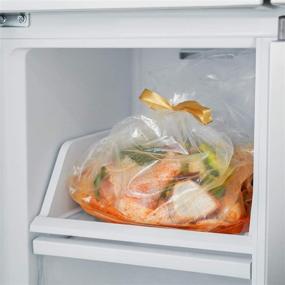 img 2 attached to 🦃 Optimized for SEO: Turkey Brine Bags, Enhanced 5 Gallon Bucket Liners with Ribbon - 12 Rolls, 31.7" X 19.8" Leak-proof Food Grade Large Plastic Bags for Turkey Brine Bucket