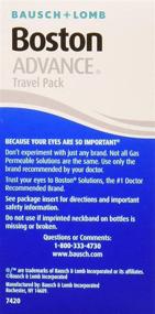 img 1 attached to 🧳 Bausch & Lomb Boston Advance Formula Travel Pack (Bundle of 3)