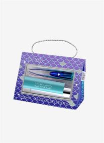 img 1 attached to 💫 La-tweez Pro Illuminating Tweezers: Mermaid Design with Diamond Dust Tips - Mirrored Carry Case, Lightweight and Stylish!