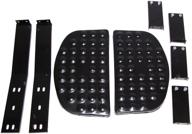 🚗 rugged ridge 12025.34 black side step kit - pair: durable and functional upgrade for your vehicle logo