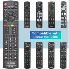 img 2 attached to 📺 Gvirtue Universal Remote Control GPN-15 - Compatible Replacement for Panasonic TV: Viera Link, HDTV, 3D, LCD, LED - Applicable to N2QAYB000485, N2QAYB000100, N2QAYB000221, N2QAYB00048