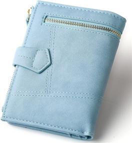 img 3 attached to Blocking Leather Organized Wallets Compact Women's Handbags & Wallets