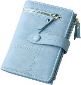 img 4 attached to Blocking Leather Organized Wallets Compact Women's Handbags & Wallets
