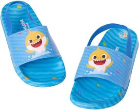 img 4 attached to Nickelodeon Toddler Shark Sandals Slip