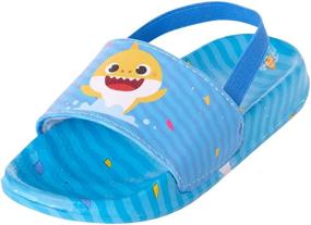 img 3 attached to Nickelodeon Toddler Shark Sandals Slip