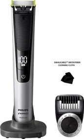 img 3 attached to 🪒 Philips Norelco OneBlade Pro Wet/Dry Electric Shaver and Trimmer with Charging Stand, 14-Length Comb, Travel Pouch QP6520/70 +Bonus KWALICABLE Microfiber Cleaning Cloth