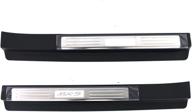 mazda ne51-v1-370f 🚪 genuine door sill trim plate logo