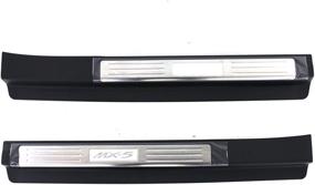 img 2 attached to Mazda NE51-V1-370F 🚪 Genuine Door Sill Trim Plate