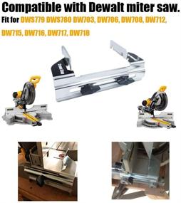 img 1 attached to 🔧 High-Quality NXPOXS Replacement DW7084 Crown Moulding Stop for DEWALT Miter Saw DW703, DW706, DW708, DW712, DW715, DW716, DW717, DW718 – Enhance Precision and Efficiency!