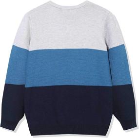 img 3 attached to CUNYI Crewneck Contast Sweater Pullover Boys' Clothing in Sweaters