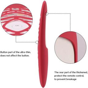 img 3 attached to 🔴 МоимТех Чехол Logitech Harmony Smart: Легкий силиконовый чехол со защитой от пыли и падений - Красный