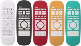 img 1 attached to 🔴 МоимТех Чехол Logitech Harmony Smart: Легкий силиконовый чехол со защитой от пыли и падений - Красный