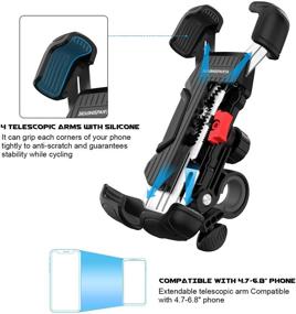 img 3 attached to 🚲 SEVEN SPARTA Bike Phone Mount: Secure Holder for iPhone 12 Pro Max and Galaxy Devices, Ideal for Handlebar Accessories