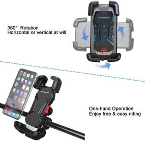 img 2 attached to 🚲 SEVEN SPARTA Bike Phone Mount: Secure Holder for iPhone 12 Pro Max and Galaxy Devices, Ideal for Handlebar Accessories