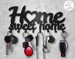 img 2 attached to Vintage Decor Key Holder for Wall Mount – 8-Hook Rack for Sweet Home, Front Door, Kitchen, Garage, Store House, Work, Car, Vehicle Keys