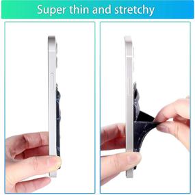 img 1 attached to Stretchy Spandex Pattern Adhesive Smartphones