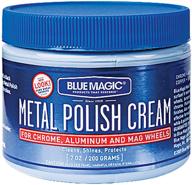 💙 blue magic 400 metal polish cream, 7 oz logo