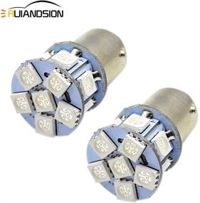 img 4 attached to 🔆 Ruiandsion 6V BAU15S LED Light Bulbs: Enhanced Performance for Reverse, Turn Signal & Tail Lights - Yellow/Amber Color, Non-Polarity, 2pcs, 5050 12SMD