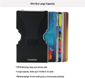 img 1 attached to Lindenle Minimalist Wallet Holder Blocking Women's Handbags & Wallets for Wallets