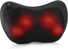 img 4 attached to 🌡️ Belmint Back Massager Pillow with Heat - Deep Tissue Shiatsu Massage for Effective Pain Relief - Electric Neck and Back Massager for Shoulders, Legs, Foot - Muscle Soothing Therapy Pillow