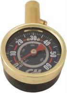 👨 campbell hausfeld da552400 tire pressure gauge, 0-60 psi - shrader logo