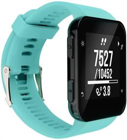 img 3 attached to 📲 Улучшите свой Garmin Forerunner 35 с премиум силиконовым заменяемым ремешком - полный спортивный ремешок с набором аксессуаров на запястье нашлепкой и отверткой