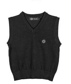 img 3 attached to 👕 Stylish and Comfortable: Yale Uniform Sweater Sleeveless Pullover for Boys' Clothing