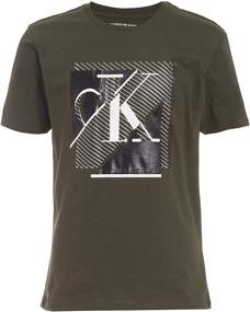 img 1 attached to 👕 Кельвин Кляйн FA21 Вся одежда для мальчиков 12 лет: топы, футболки и рубашки.