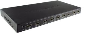 img 2 attached to 🔌 Security-01 HDMI Powered Splitter, 8 Ports, Full HD 1080P & 3D Support, One Input to Eight Outputs