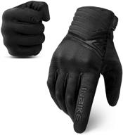 inbike breathable mesh motorcycle gloves with touchscreen and enhanced protection: tpr palm pad and hard knuckles logo