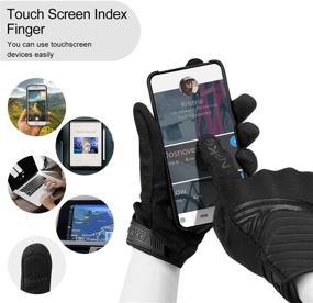 img 1 attached to INBIKE Breathable Mesh Motorcycle Gloves with Touchscreen and Enhanced Protection: TPR Palm Pad and Hard Knuckles