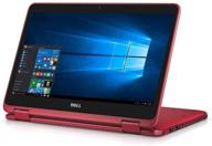 💻 2018 dell inspiron 3000 11.6in 2-in-1 touchscreen laptop/tablet pc – amd a6, 4gb ram, 32gb ssd, windows 10-red (renewed) logo