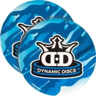 🏓 dynamic discs flubby wubby foam flying disc - soft & safe 2 pack for indoor/outdoor fun логотип