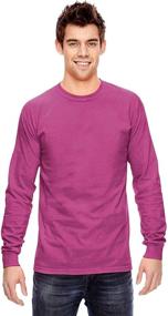 img 1 attached to 👕 Cozy and Stylish: Comfort Colors C6014 Men's Garment Dyed Long Sleeve Clothing and Shirts