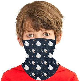 img 4 attached to Gaiter Bandana Balaclava Protection Outdoor Boys' Accessories