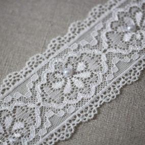 img 2 attached to Hessian Linen Lace Guest Small