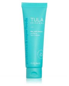img 2 attached to 💧 TULA Skin Care The Cult Classic Purifying Face Cleanser (Travel-Size) - Gentle and Effective Face Wash, Makeup Remover, Nourishing and Hydrating - 1 oz.
