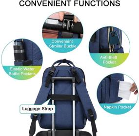 img 1 attached to 🎒 Ultimate 4-in-1 Lunch Backpack: Insulated Cooler, Laptop & Lunch Box Bag, Ideal for School, Work, and Travel - for Women and Men