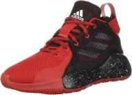 👟 adidas rose shoes: scarlet black white - premium girls' shoes in size 6 logo