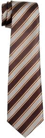 img 2 attached to SEO Friendly: Preppy Stripe Pattern Woven Neckties for Boys' Accessories