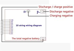 img 1 attached to ⚡️ Модуль платы BMS для защиты Li-ion-аккумуляторной батареи - 10S 36V 40A для тернарных кобальтово-кислотных с балансировкой батарей - идеально для электроинструментов.