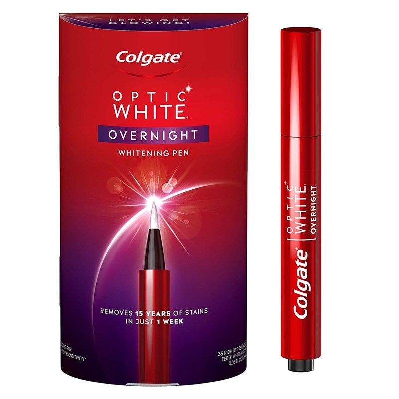 colgate overnight whitening nightly treatments 로고
