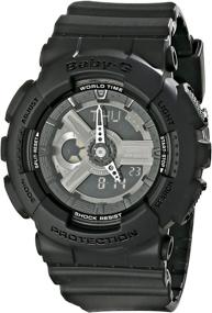 img 4 attached to Stylish Casio Women's BA-110BC-1ACR Baby G Black Watch with Analog-Digital Display: Features and More