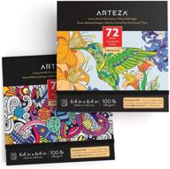 🎨 arteza doodle and animal coloring books for adults: 144 pages to relieve stress, promote mindfulness, and encourage meditation for adults & teens logo