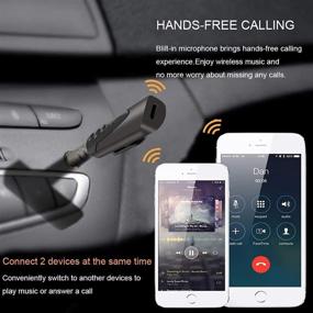 img 2 attached to Bluetooth-приемник беспроводного потокового звука для автомобилей и автомобильной электроники.