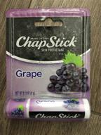 grape chapstick lip balm: moisturizing, long-lasting protection - 0.15 oz / 4 g logo