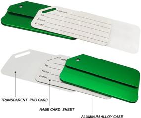 img 1 attached to CPACC Aluminum Luggage Holder Identifier - Enhance Your Travel Experience!