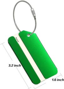 img 2 attached to CPACC Aluminum Luggage Holder Identifier - Enhance Your Travel Experience!