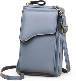 img 4 attached to 👜 Maymooner Phone Purse Crossbody Bag for Women - Small Handbag with Wallet Compartment